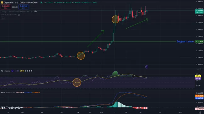 Pohľad na vývoj DOGE