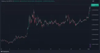 Shiba Inu vzrástla o 35 percent