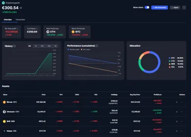 Vytvorenie kryptomenového portfólia