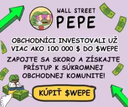 Wallstreetpepe ICO mobil baner