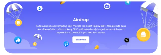 BEST token airdrop