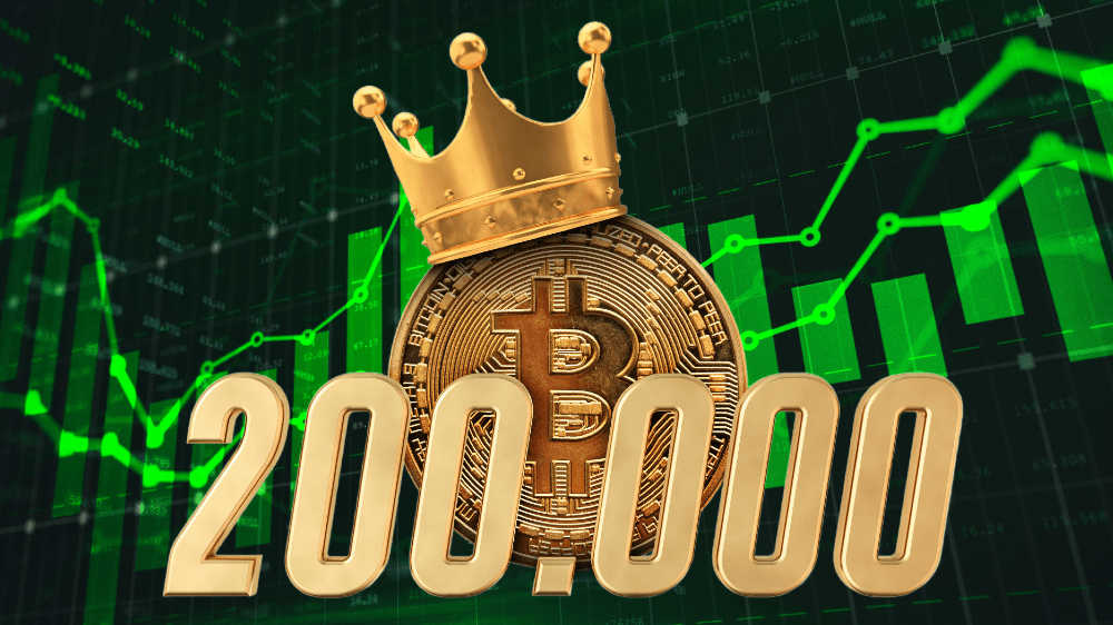 Bitcoin môže dosiahnuť 200 000 dolárov