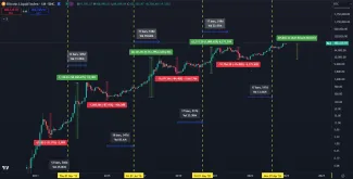 Halvingové cykly bitcoinového indexu