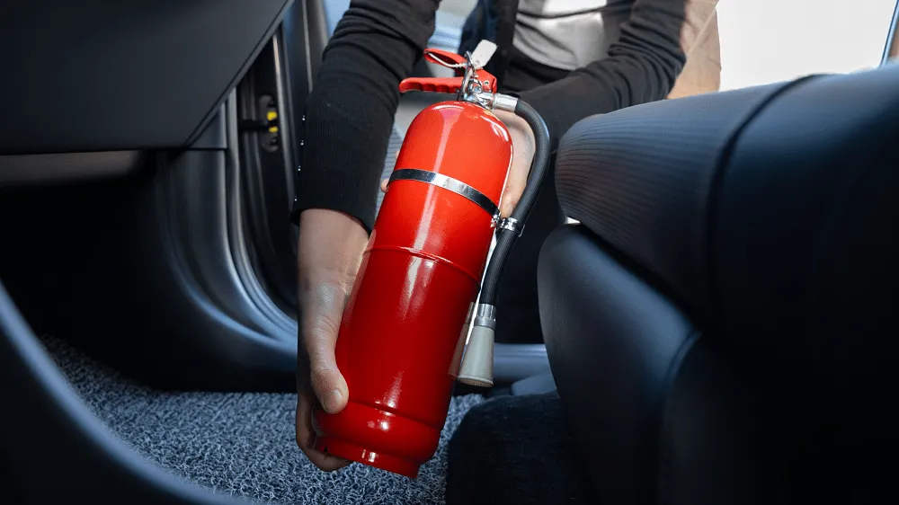 Hasiaci prístroj patrí medzi povinnú výbavu