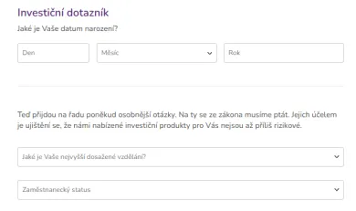 Investičný dotazník