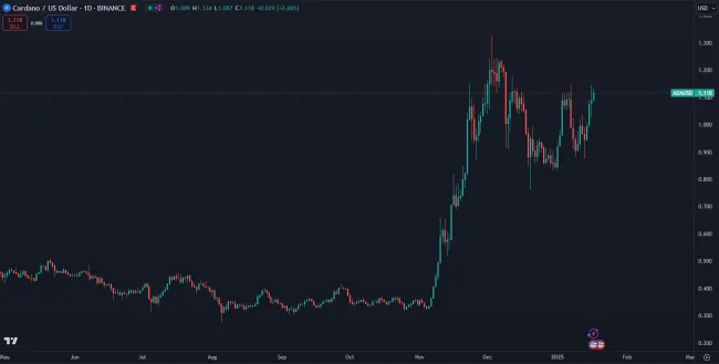 Investori akumulujú Cardano