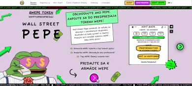 Kryptomena WEPE zažíva ošiaľ