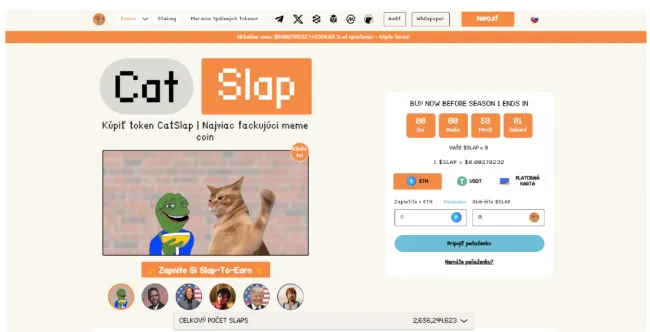 Memecoin Catslap