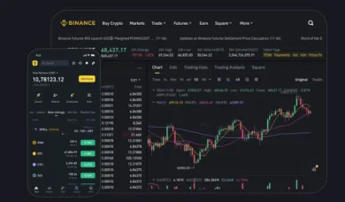 Mobilná aplikácia Binance