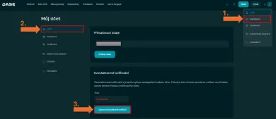 Nastavenie dvojfaktorového overenia