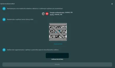 Oskenovanie QR kódu