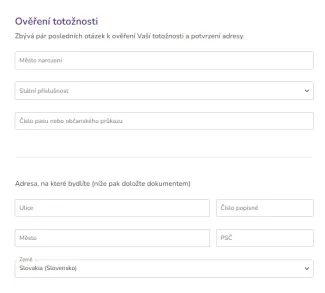 Overenie totožnosti