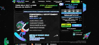 Predpredaj novej kryptomeny Solaxy