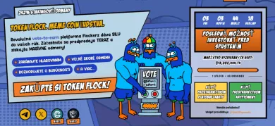 Predpredaj tokenov Flock