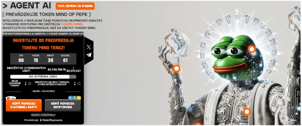 Predpredaj tokenu MIND