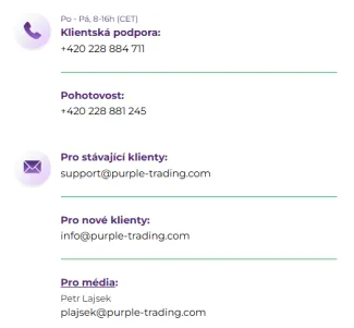 Purple Trading kontakt