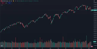Rast indexu S&P 500 za posledný rok