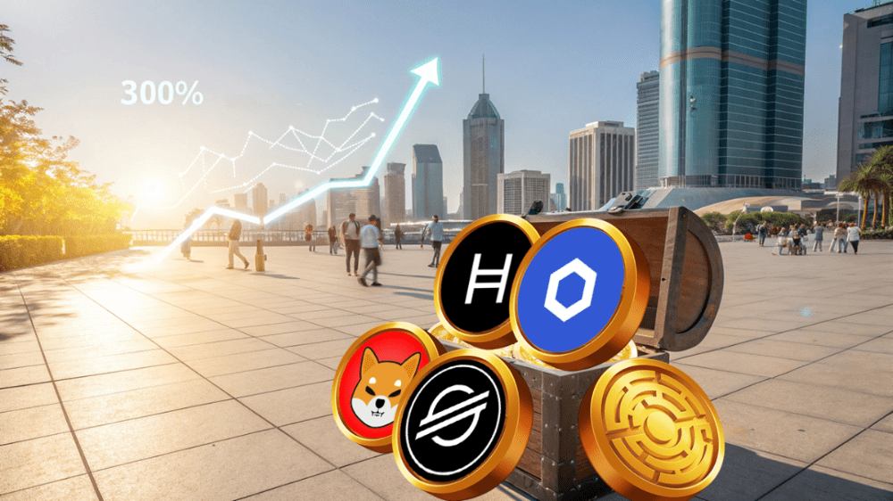 Top 5 rastové kryptomeny