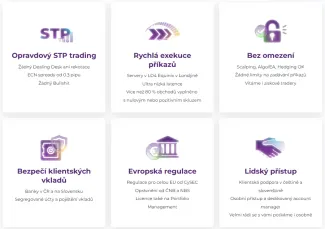 Výhody Purple Trading