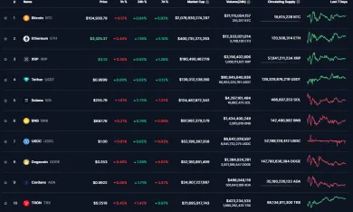 Zamerajte sa na najväčšie kryptomeny