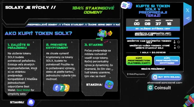 Ako kúpiť SOLX?