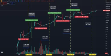 Bitcoin rastie podľa halvingových cyklov