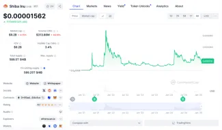 Cenový graf Shiba Inu