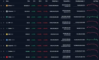 Masívne poklesy kryptomien