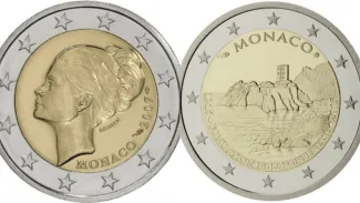 Monacká minca Grace Kelly