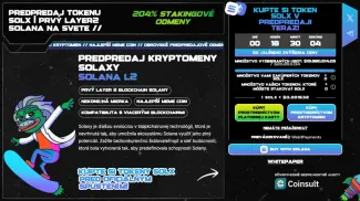 Predpredaj kryptomeny Solaxy