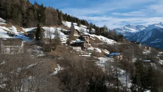 Švajčiarska dedinka Albinen