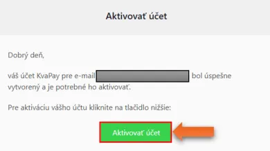 Aktivácia KvaPay