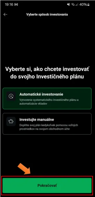 Automatické investovanie do ETF