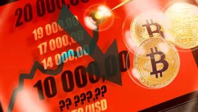 Bitcoin môže údajne padnúť na 10 000 dolárov
