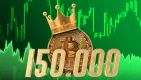 Bitcoin údajne smeruje na 150 000 dolárov