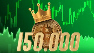 Bitcoin údajne smeruje na 150 000 dolárov