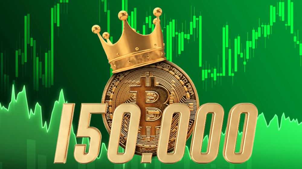 Bitcoin údajne smeruje na 150 000 dolárov