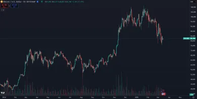 Dlhodobý rast trhovej ceny BTC