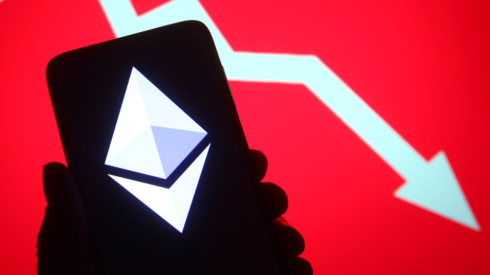 Ethereum výrazne klesá