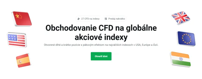 Obchodovanie indexov na XTB