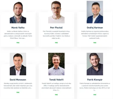 Rečníci na XTB konferencii