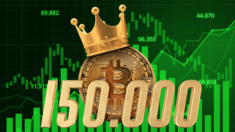 Bitcoin za 150 000 dolárov