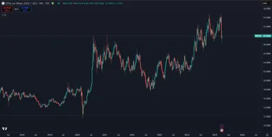 Dlhoročný rast striebra