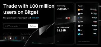 Domovská stránka Bitget