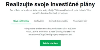 Investičné plány od XTB