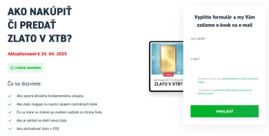 Najnovší report o zlate od XTB