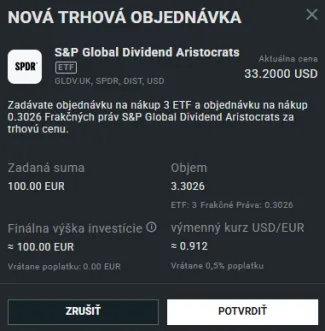 Nákup ETF dividendoví aristokrati