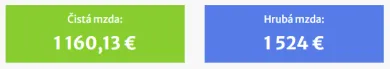 Priemerná hrubá a čistá mzda za rok 2024