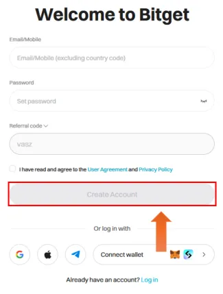 Vytvorenie prihlasovacích údajov