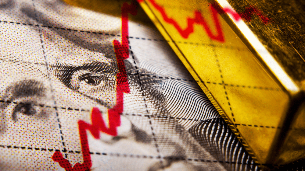 Zlato môže predpovedať recesiu